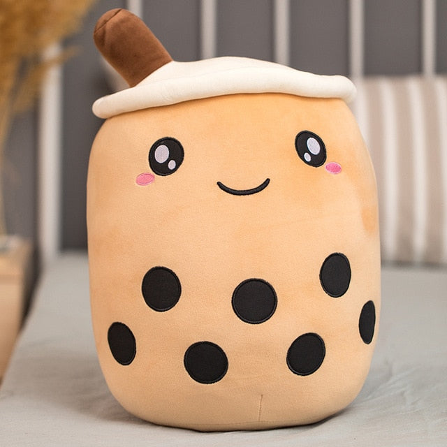 Happy Bubble Tea Plush Toy