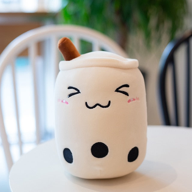 Happy Bubble Tea Plush Toy