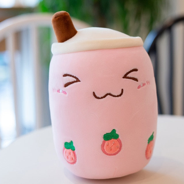 Happy Bubble Tea Plush Toy