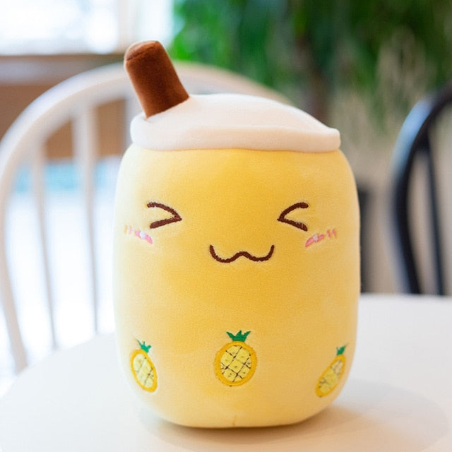 Happy Bubble Tea Plush Toy